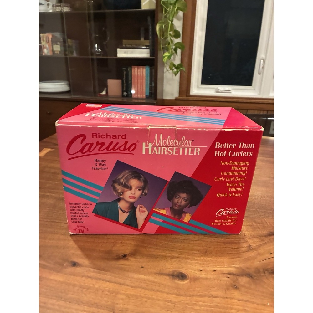 NEW Vintage Richard Caruso Molecular Hairsetter 3-Way Traveler Steam Rollers